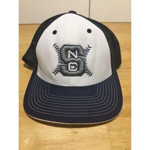 Pacific Headwear Pro Model Flexfit Cap Hat 404M NC STATE BASEBALL  SEAMS‎ NCAA